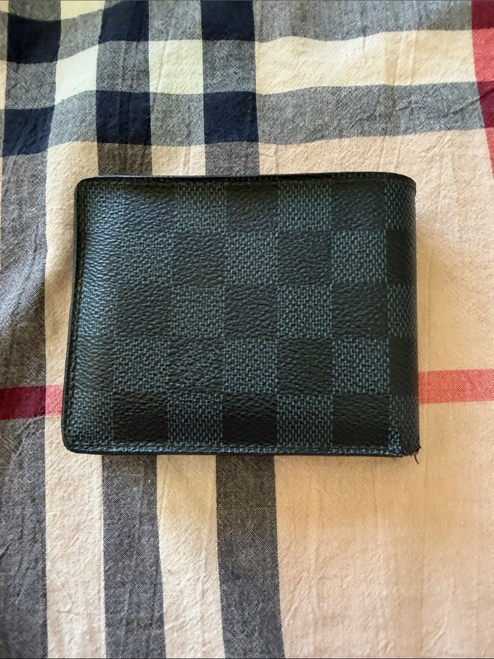 Louis Vuitton Damier Graphite Canvas Bi-Fold Wallet - Black